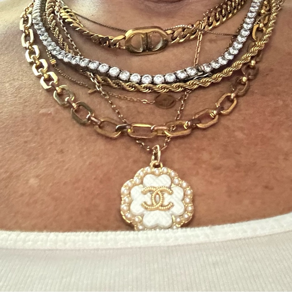 Authentic CHANEL charm for a Multi-Layer Necklace look